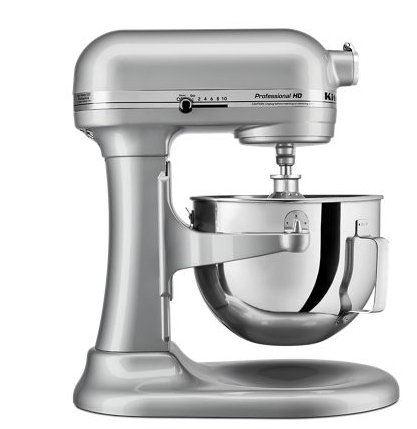 KitchenAid 5-Quart Professional HD Series Bowl-Lift Stand Mixer in Metallic Chrome Only $207.00, Reg $399.99 + Free Shipping!