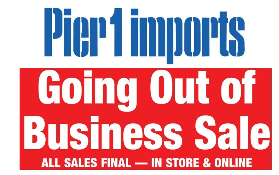 Pier 1 – Going Out Of Business Sale – Up To 40% Off Everything!