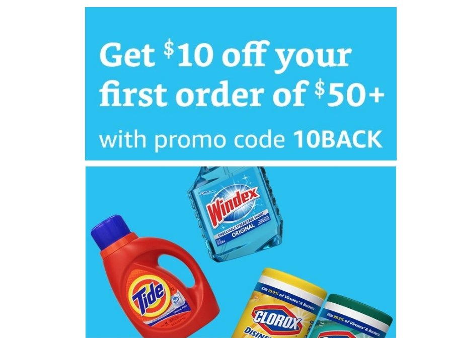 Amazon – Get $10 Off Your first Prime Pantry Order of $50 or More!