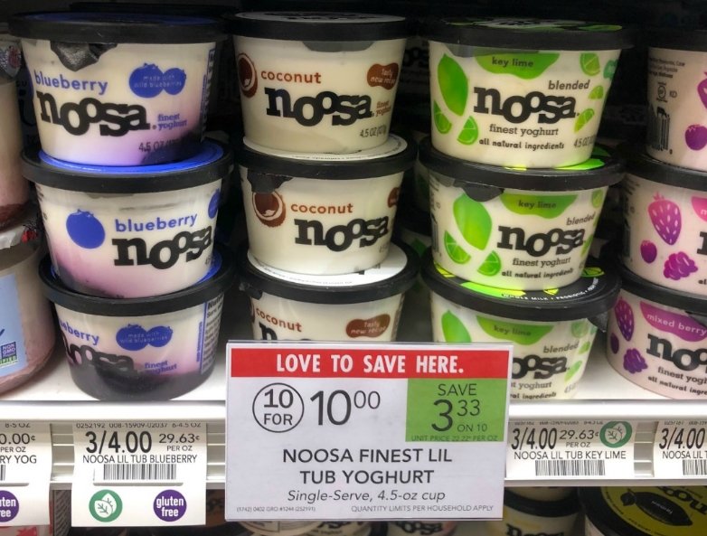 Publix – Noosa Finest Yoghurt Lil Tub, 4.5 oz cup Only 33¢ each (Reg $1.00) PRINT YOUR COUPON NOW!