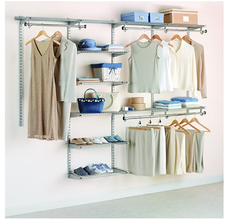 Rubbermaid 4-to-8-Foot Closet Organizer Kit Only $105.00, Reg $220.00 + Free Shipping!