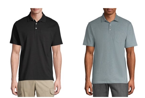 Walmart.com – Men’s Jersey Polo Only $5.50, Reg $8.00 + Free Store Pickup!