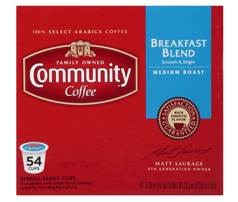 Community Coffee 54-Count K-Cup Pods Only $16 Shipped on Amazon!