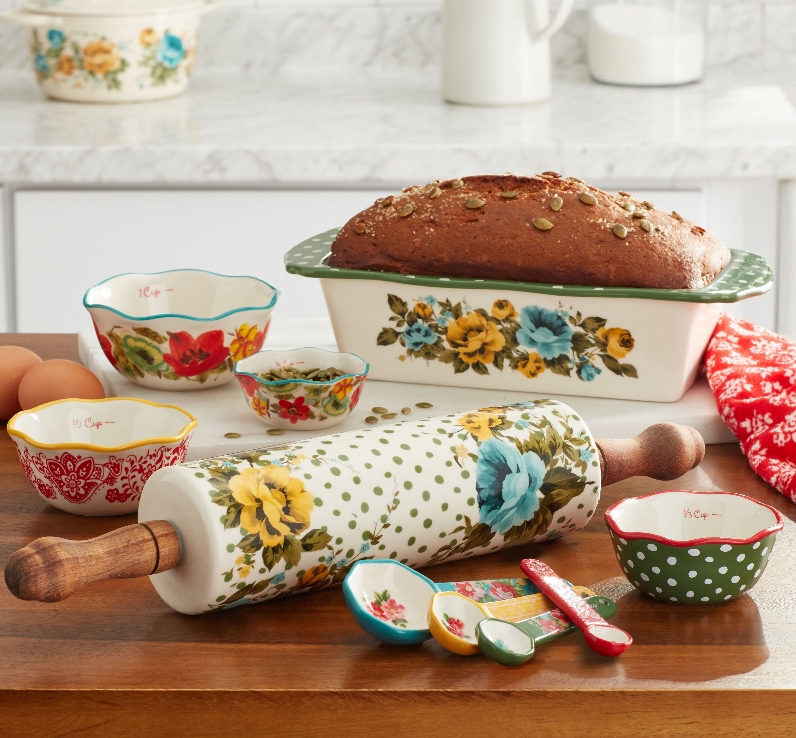 The Pioneer Woman Rose Shadow 10-Piece Bakeware Combo Set Only $34.97, Was $44.97 at Walmart