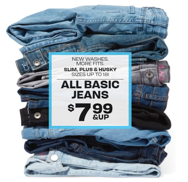 The Children’s Place – ALL Basic Jeans As Low As $6.00, Polos Only $4.99 + Free Shipping On ALL Orders!