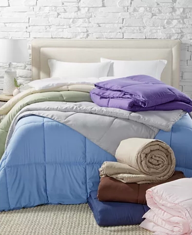 Lightweight Microfiber Color Down Alternative Comforter in ANY SIZE Only $19.99 (Reg $110) + Free Shipping at Macys.com