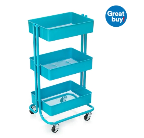 Lexington 3-Tier Rolling Carts Only $29.99 at Michaels.com!