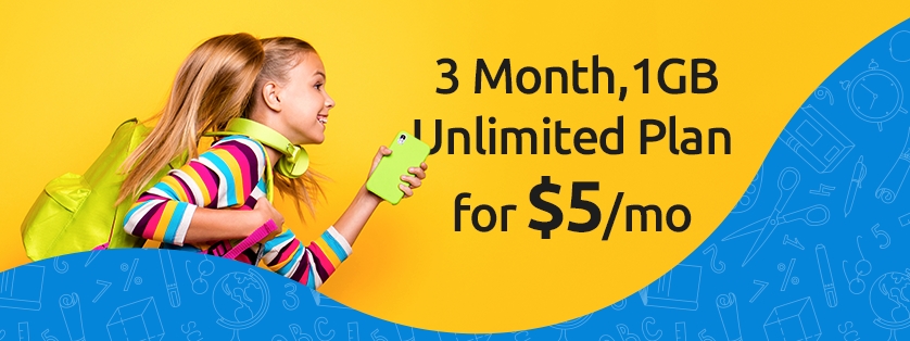 Tello Mobile 1GB, Unlimited Minutes and Text Plan Only $5 a Month! No Fees Or Contract!