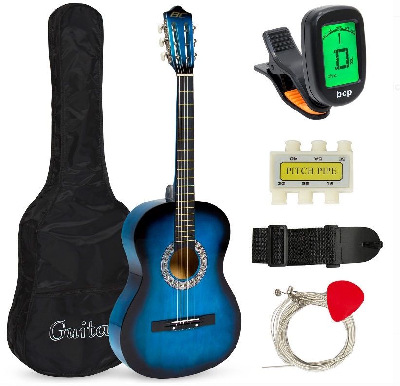 Best Choice Products Beginners Acoustic Guitar with Case, Strap, Tuner and Pick Only $39.99, Reg $88.99 + Free Shipping!