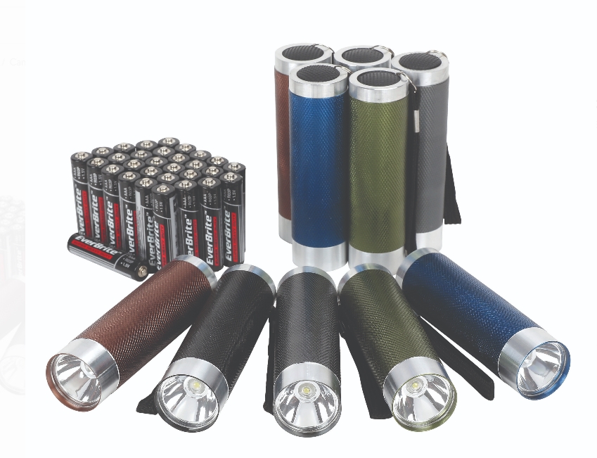 Ozark Trail 10-Pack Aluminum Flashlight Set (Batteries Included) Only $5.97 at Walmart.com + Free Store Pickup!