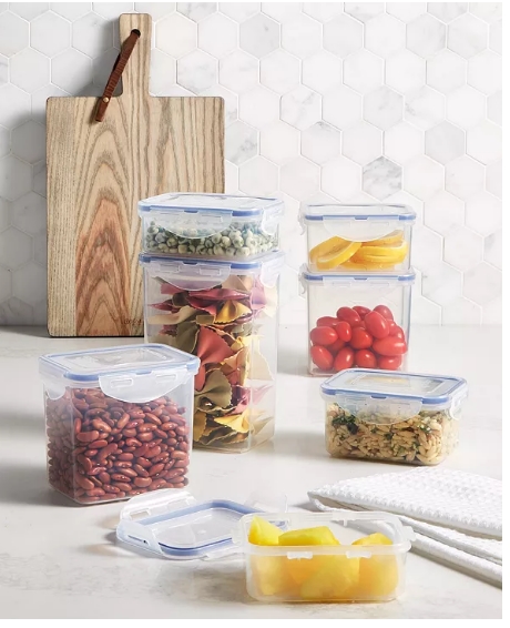 Lock N Lock 14-Piece Food Storage Set Only $15.99, Reg $33.00 + Free Store Pickup at Macy’s!