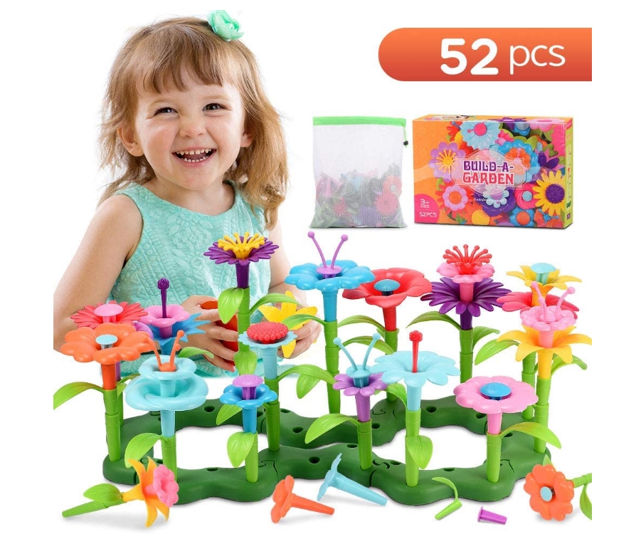 52pcs Flower Garden Educational Building Toys For Kids Only $11.69, Reg $17.99 at Amazon!