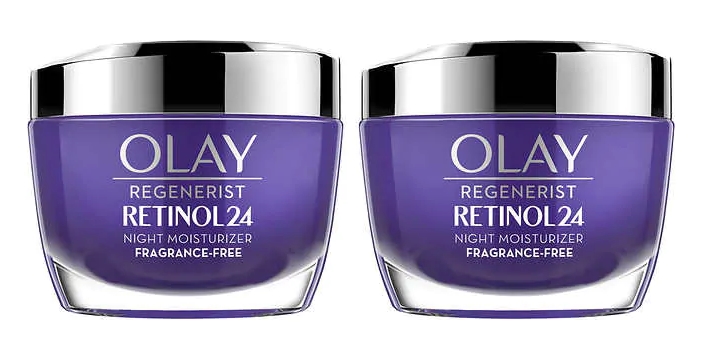 Olay Regenerist Retinol24 1.7oz Night Moisturizer Only $8.33 ea (Reg $23.50) + Free Shipping!