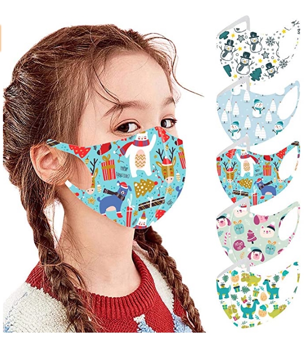 Reusable 5 Pack Holiday Face Mask For Only $1.79 + Free Shipping!