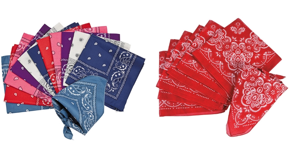 Free Shipping on ALL Orders at Oriental Trading (TODAY ONLY!) Western Bandanas One dozen Only $9.98 Shipped!