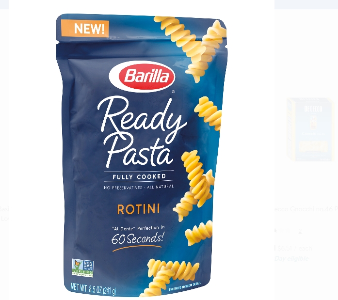 Barilla Ready Pasta, fully cooked, 8.5 oz FREE at Publix