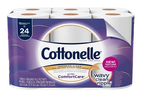 Cottonelle Toilet Paper Double Rolls 12-Pack Only $2.99 (Reg. $9.99) at Walgreens! (LAST DAY!)