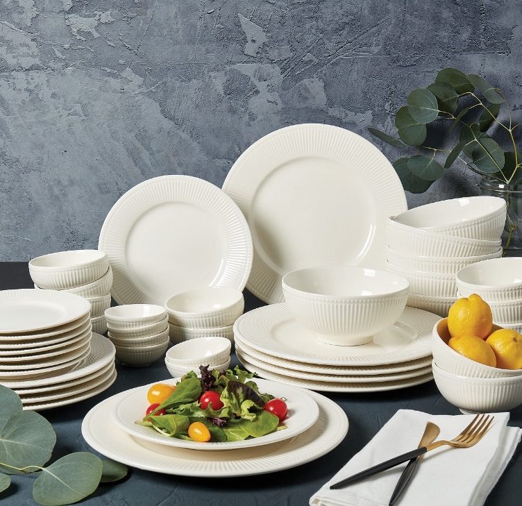 Whiteware Dinnerware Sets (42-Piece) Only $37.99, Regularly $120 + Free Shipping at Macys.com!