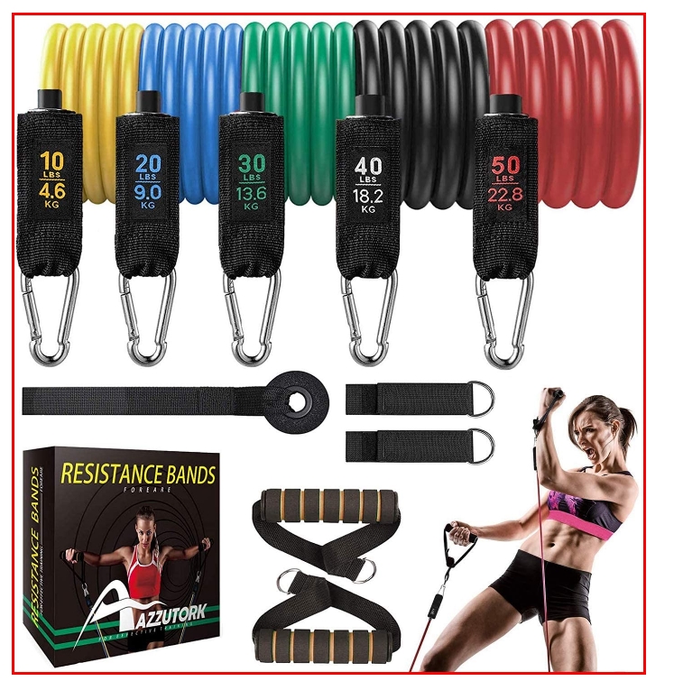 AZZUTORK Resistance Bands Set Only $12.00, Reg $29.99 + Free Shipping at Amazon!