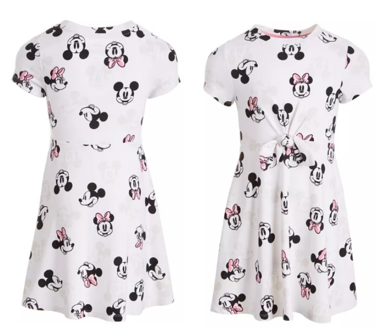 Disney Little Girls Mickey & Minnie Mouse Dress Only $9.80, Reg $28.00 + Free Store Pickup at Macy’s.com