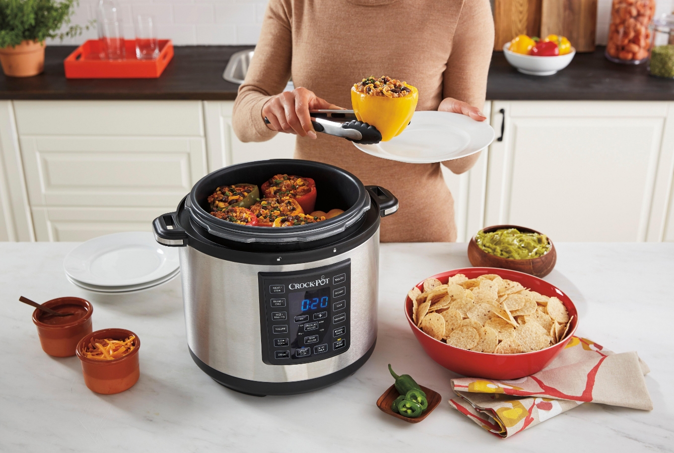 Crock-Pot Express Crock 6-Quart Pressure Cooker (Stainless Steel) Only $39.99, Reg $99.99 + Free Shipping at Bestbuy.com!