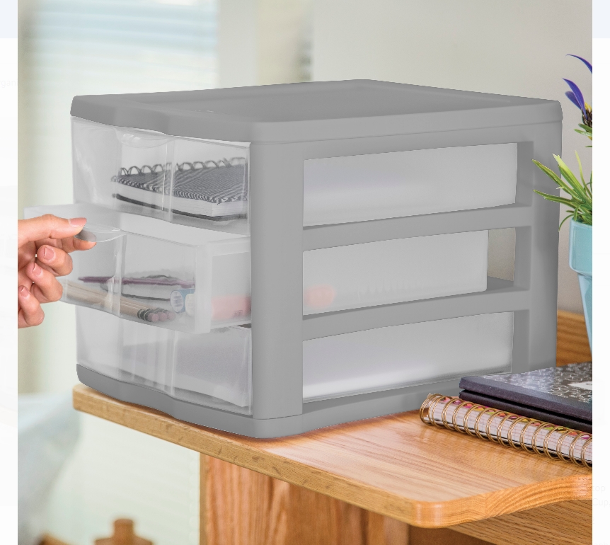 Sterilite 3 Drawer Unit Only $1.50, Reg. $6.98 + Free Store Pickup!