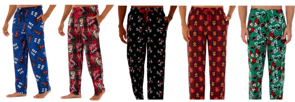 Fruit of the Loom Men’s Holiday Microfleece Pajama Pants Only $7 (Reg. $11.88) at Walmart.com!