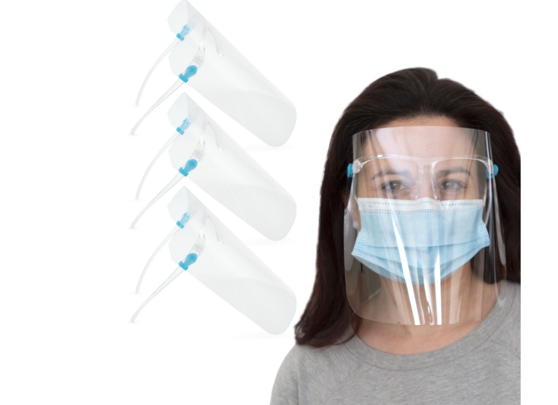 Face Shields w/ Frames (4 Pack) Only $15.00 Shipped (Reg. $24.00)!