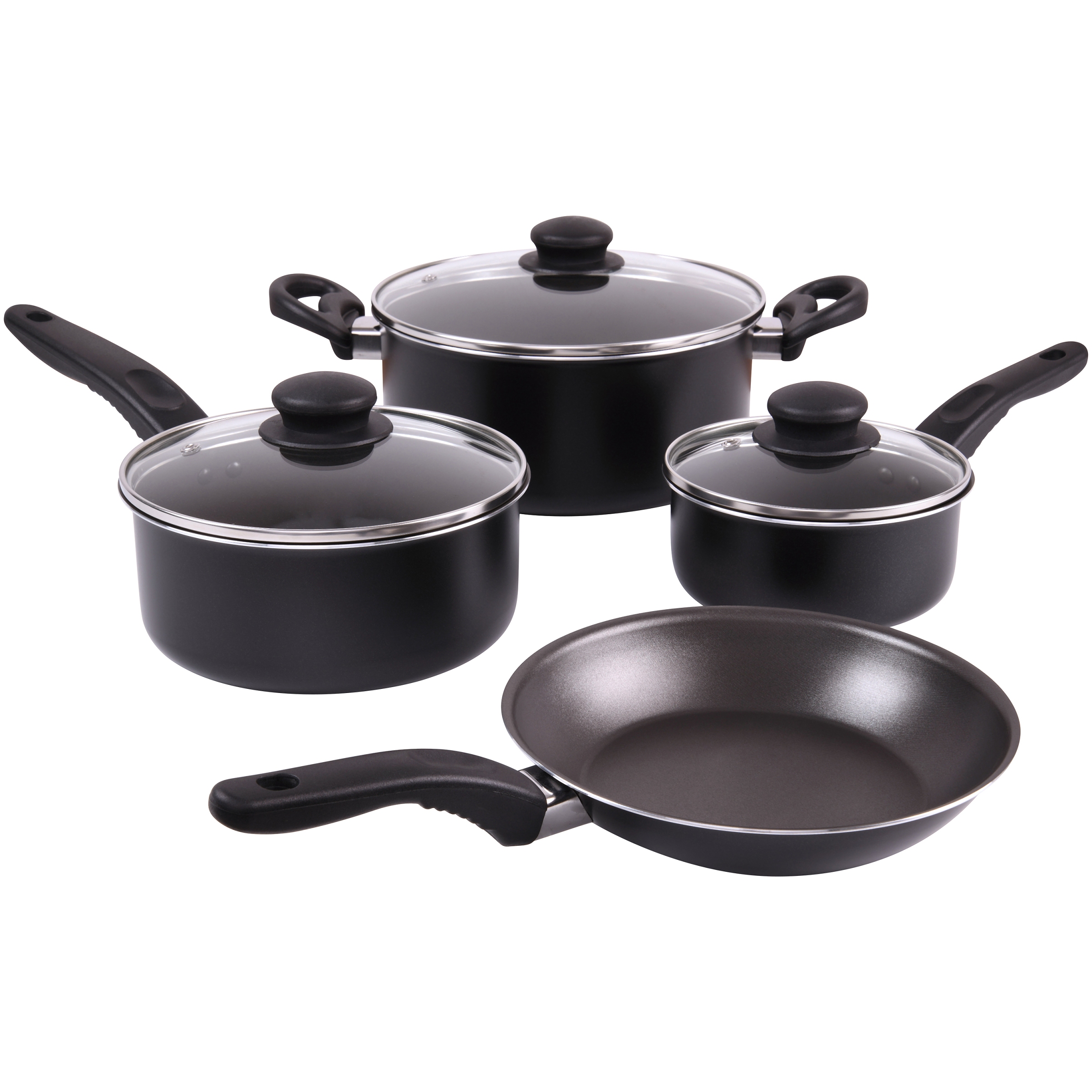 Mainstays 7 Pc Aluminum Cookware Set  Only $14.94 (Reg $25.50) + Free Store Pickup at Walmart.com!