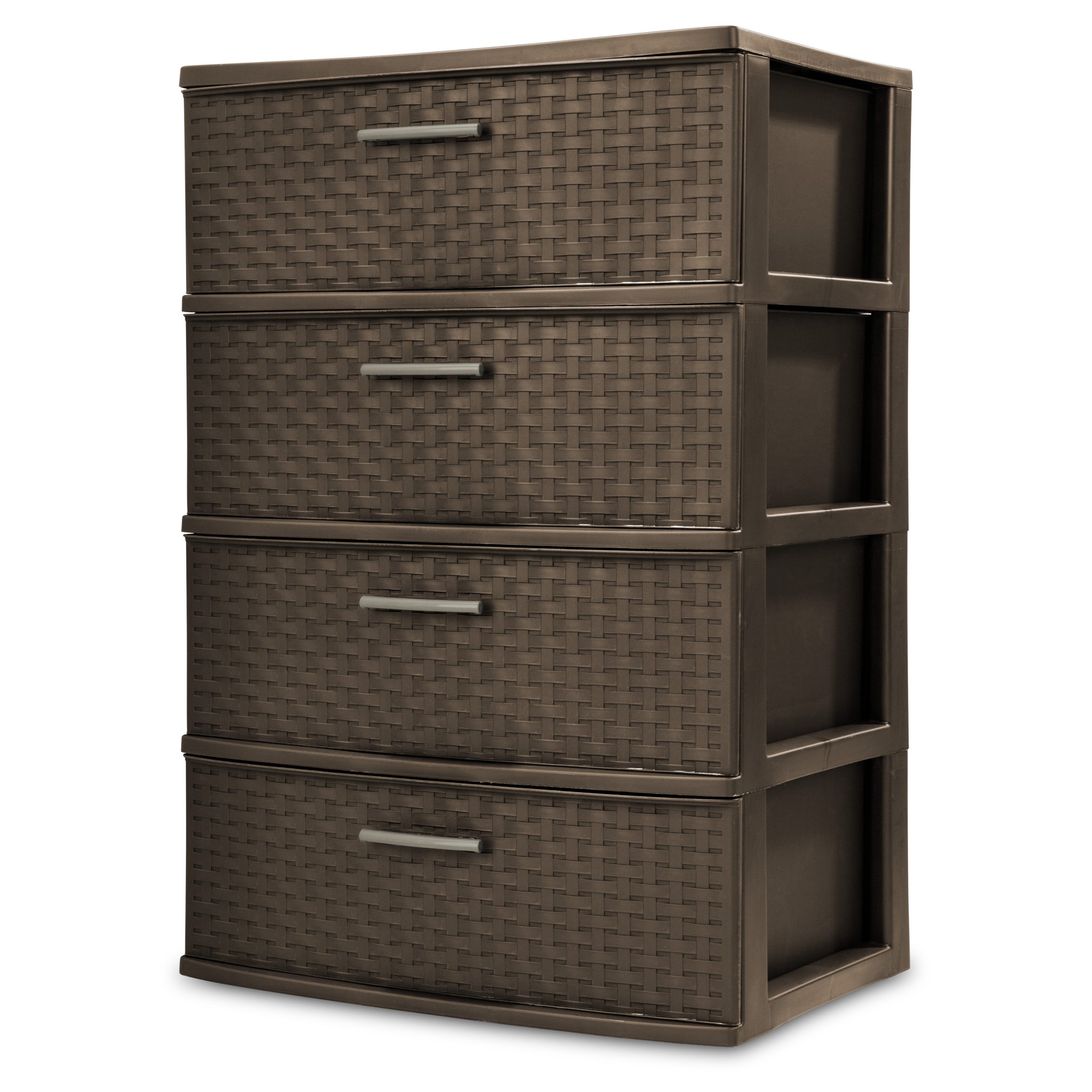 Sterilite 4 Drawer Wide Weave Tower Espresso Only $32.98 (Reg $39.00) + Free Store Pickup at Walmart.com!