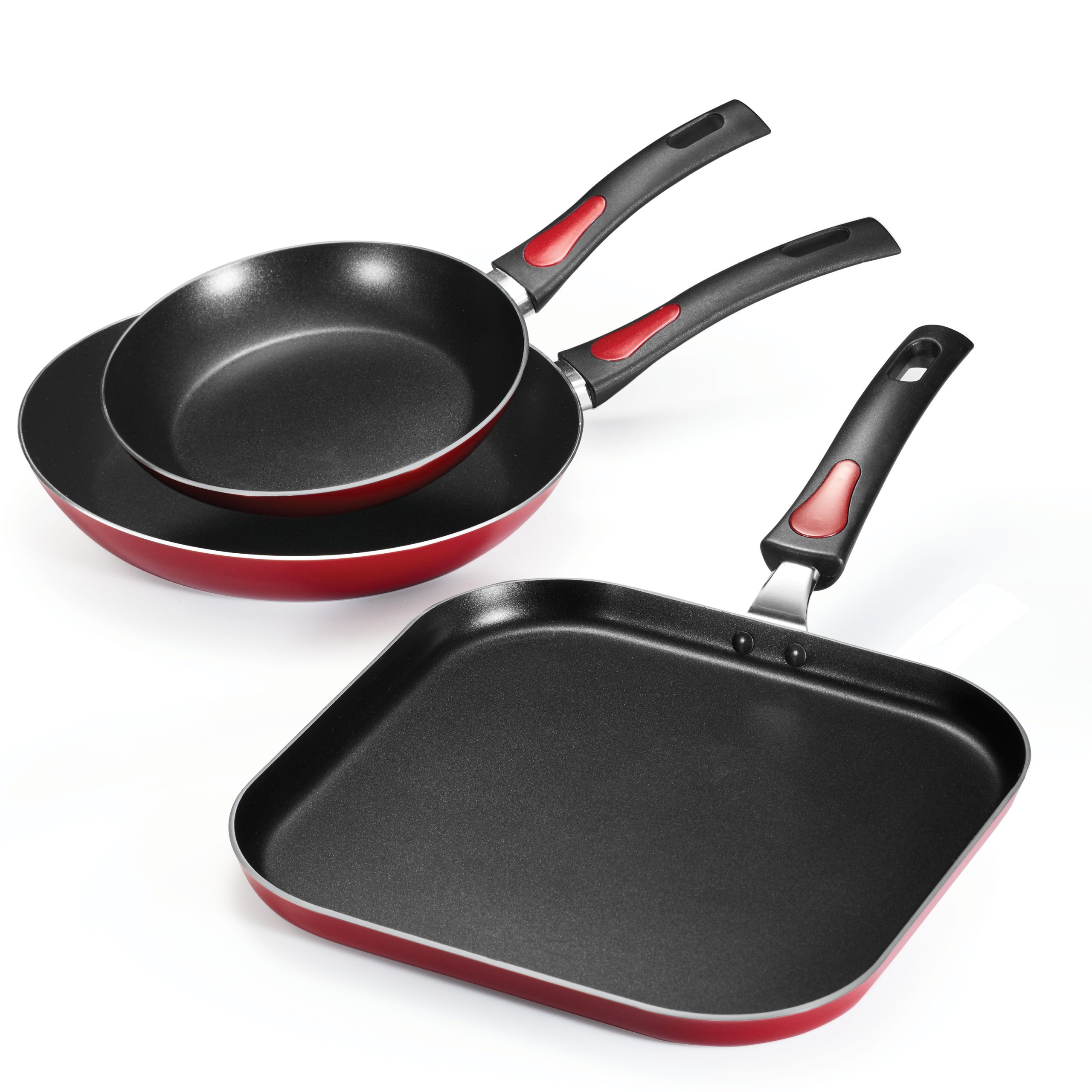 Tramontina Everyday Non-Stick Red Fry Pan & Griddle Set Only $17.94 (Reg $19.94) + Free Store Pickup at Walmart.com!