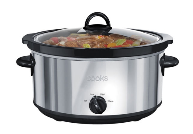 Cooks 6-Qt. Stainless Steel Slow Cooker Only $17.99 (Reg. $50) + Free Store Pickup at JCPenney!