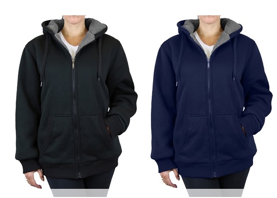 Get Two (2) Sherpa Lined Fleece Hoodies for Only $23.99 Shipped for Amazon Prime Members!