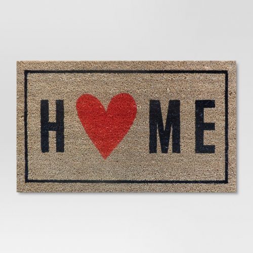 Home with the Heart Typography Doormat Only $10.39 (Reg $12.99) + Free Store Pickup at Target.com!