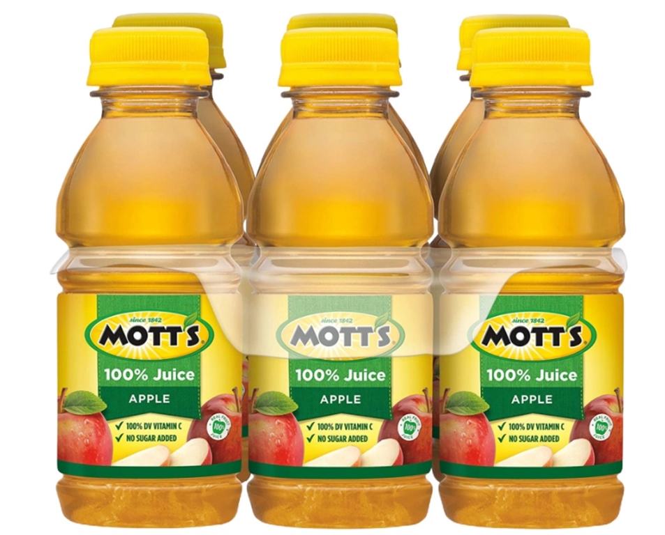 Save an Additional 25% Off Select Items at Amazon! Mott’s 100% Apple Juice 8-Ounce Bottles 6-Pack Only $1.99 Shipped!